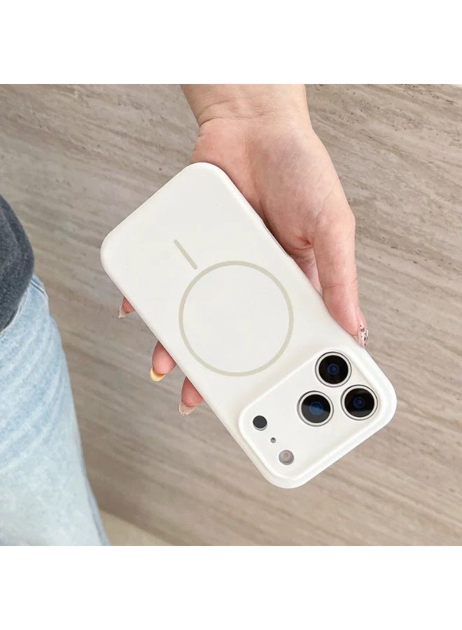 Silicon cover Compatible with iPhone 17 pro max Case, Liquid Silicone Case, Full Body Protective Cover, Shockproof, Slim Phone Case, Anti-Scratch Soft Microfiber Lining – Beige - Image 3